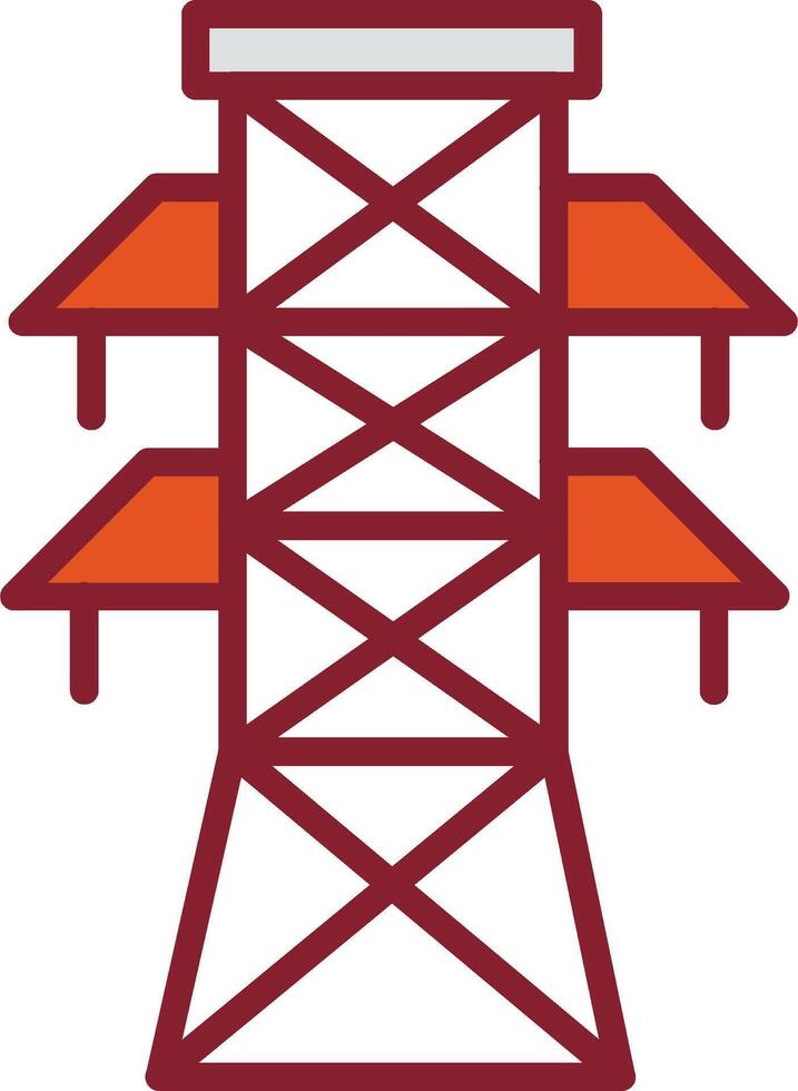 Stromturm-Vektorsymbol vektor