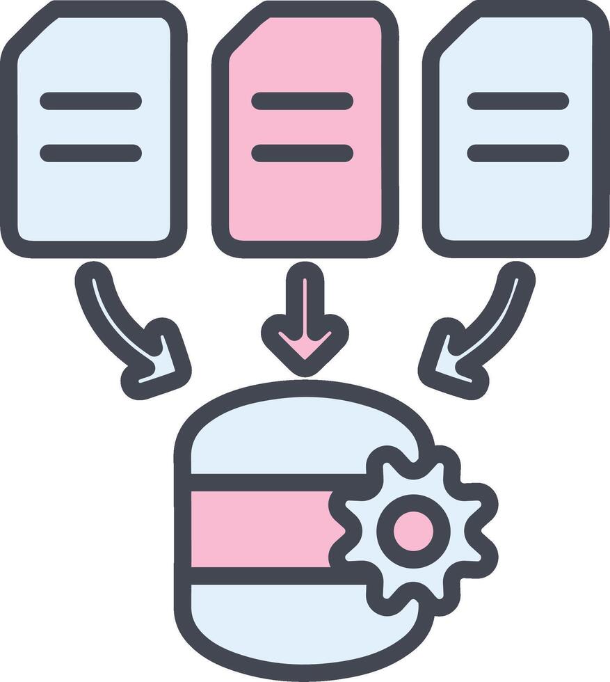 ikonen för databehandling vektor