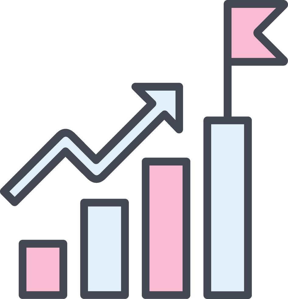 Statistik-Vektorsymbol vektor