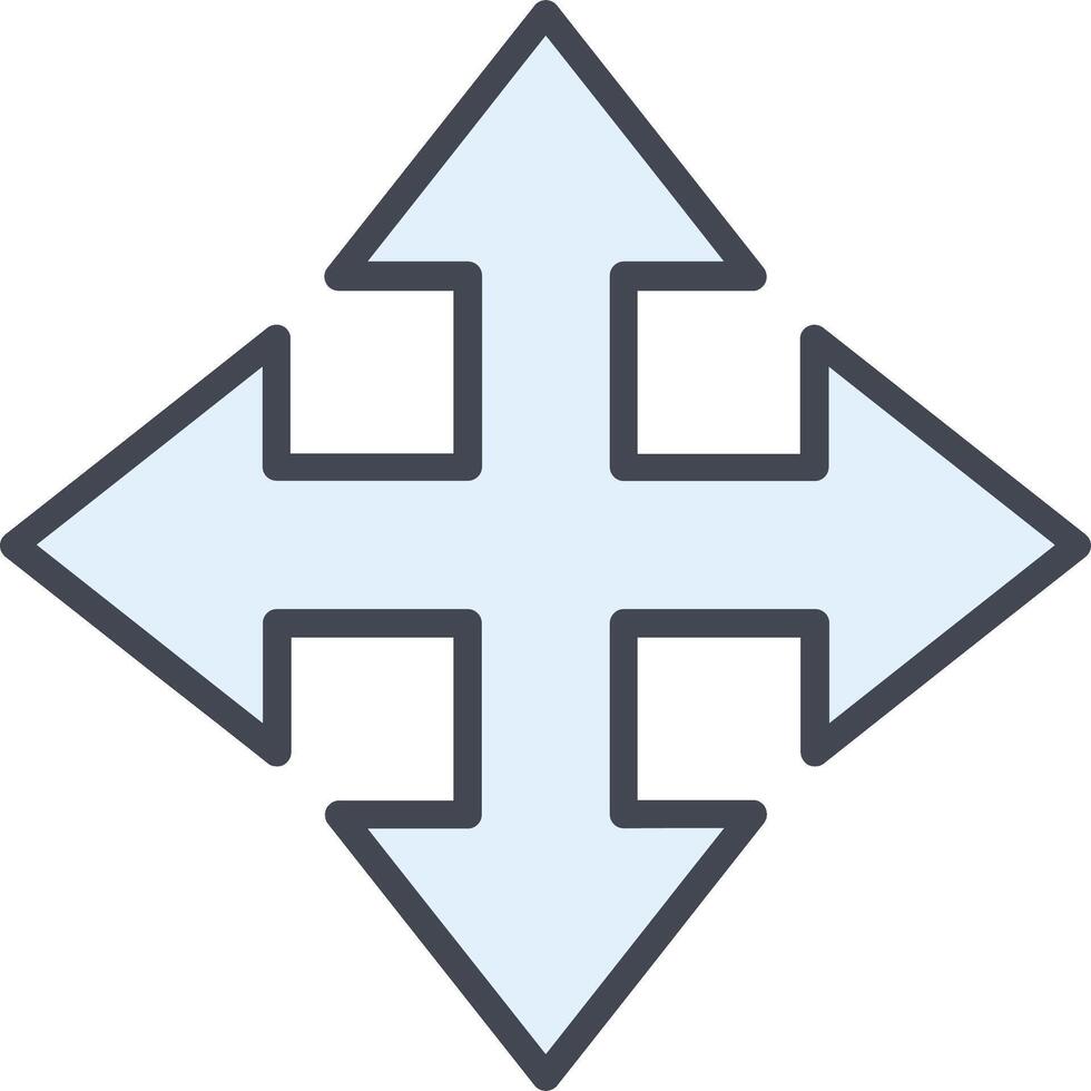 Bewegung Pfeil Vektor Symbol