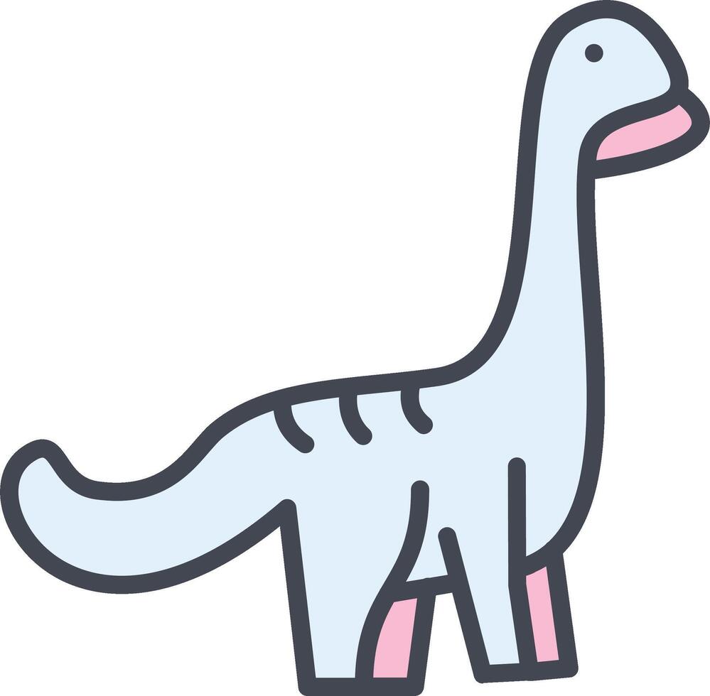dinosaurie vektor ikon