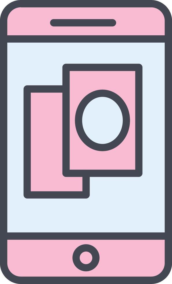 Telefon-Glücksspiel-Vektor-Symbol vektor