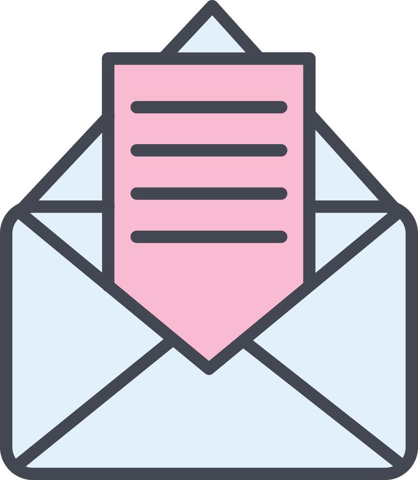 Vektorsymbol für E-Mail-Dokumente vektor