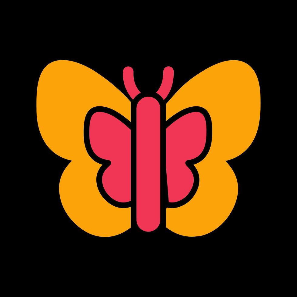 Schmetterlingsvektorsymbol vektor