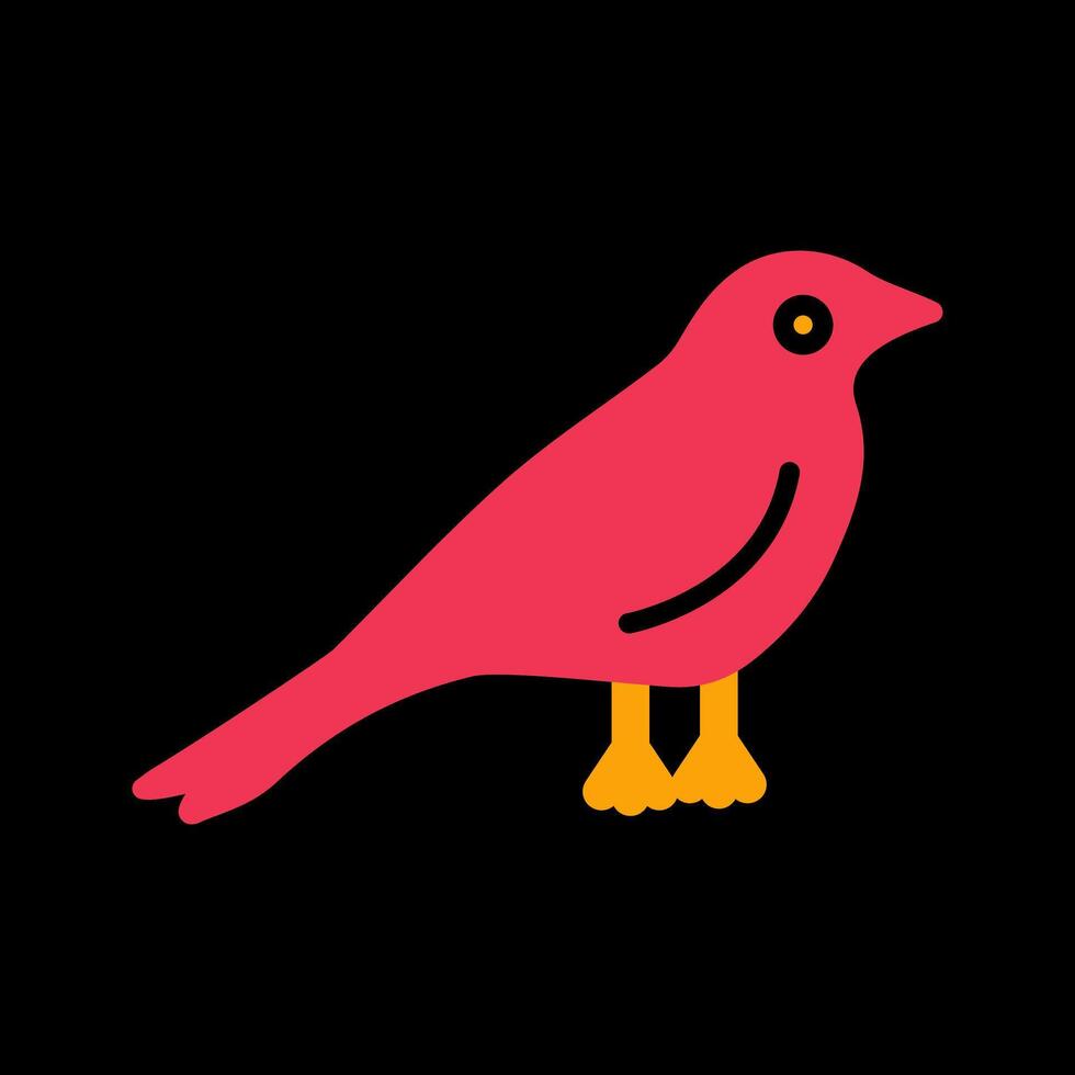 Vogel-Vektor-Symbol vektor