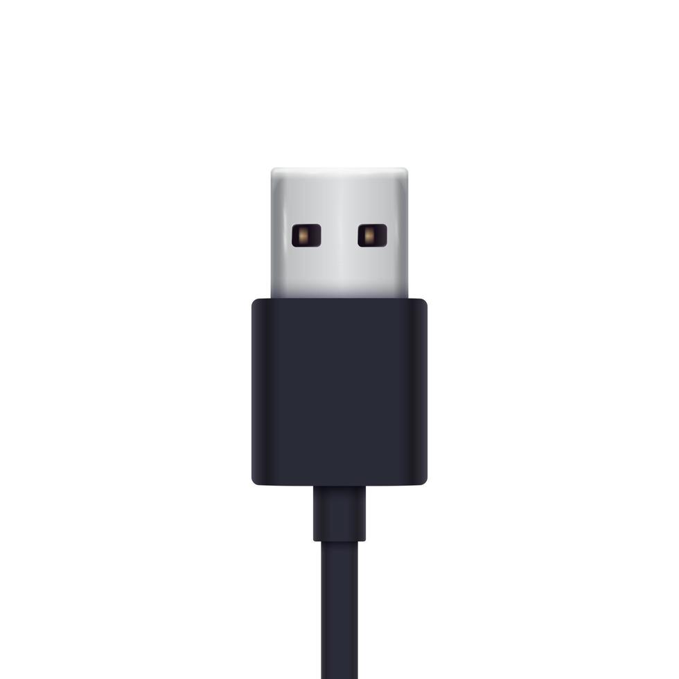 USB-Stecker-Vektor-Illustration vektor