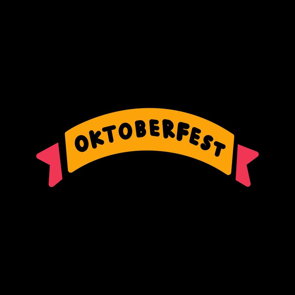 oktoberfest baner vektor ikon