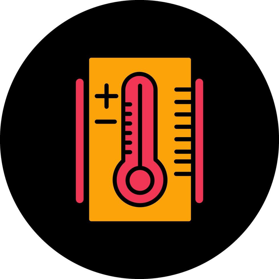 Thermometer-Vektor-Symbol vektor