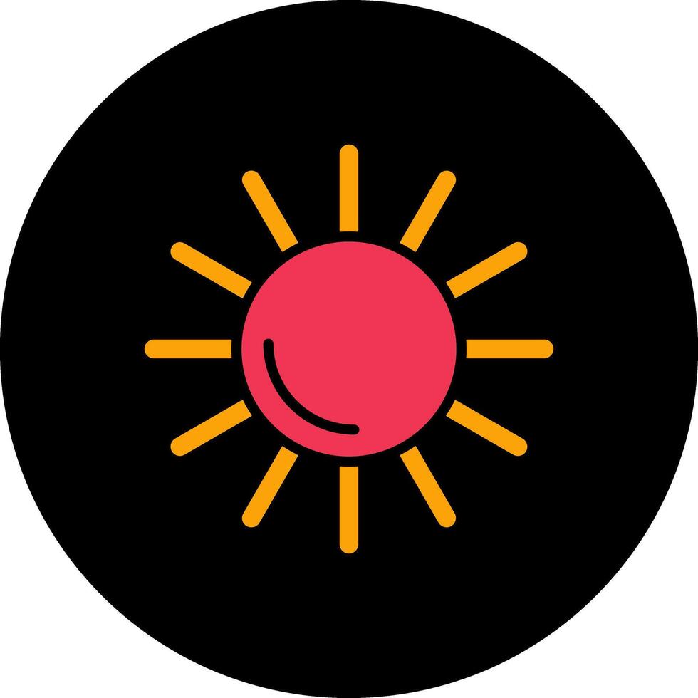 Sonne ii Vektor Symbol