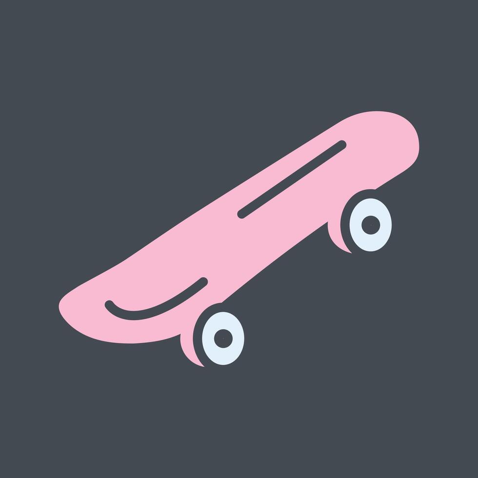 skateboard vektor ikon