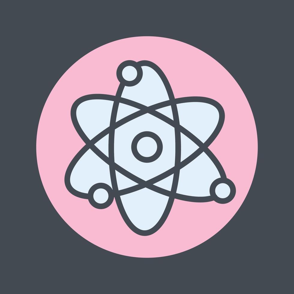 atom vektor ikon