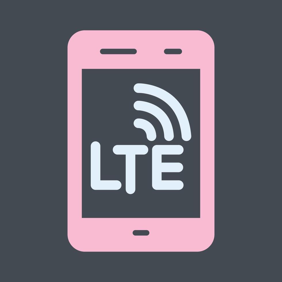 lte vektor ikon