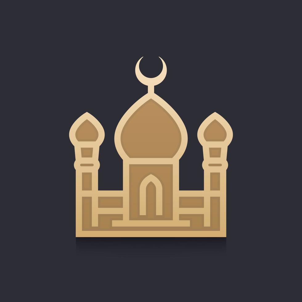 Moschee Vektor-Illustration vektor