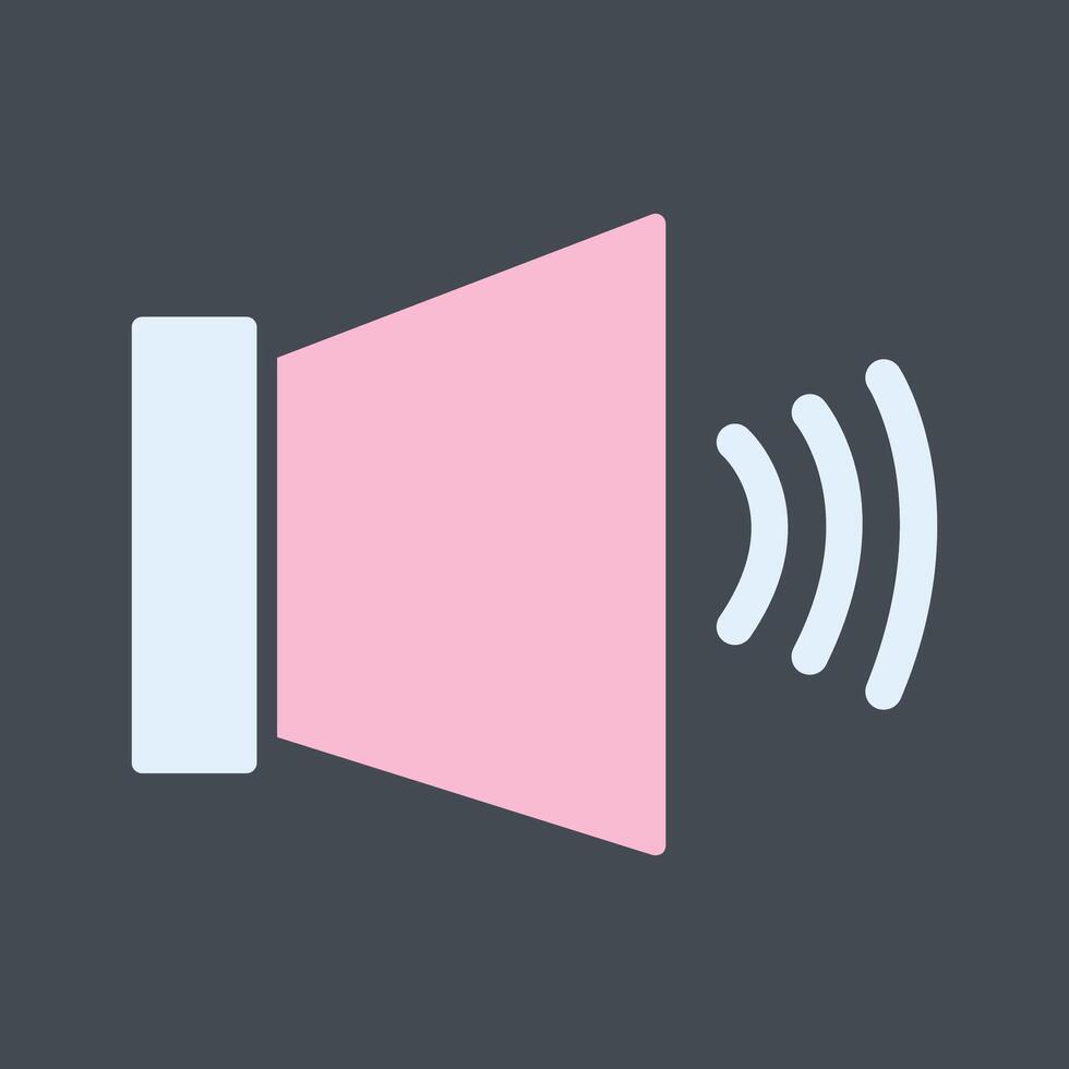 audio hög volym vektor ikon