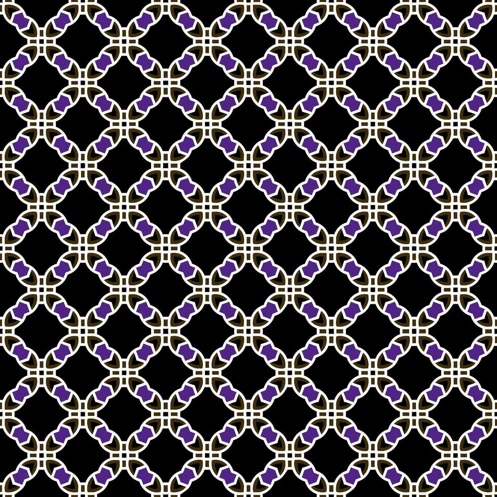 mehrfarbiges nahtloses abstraktes Muster. Hintergrund und Hintergrund. mehrfarbig. farbenfrohes ornamentales Design. farbige Mosaikornamente. Vektorgrafik. vektor