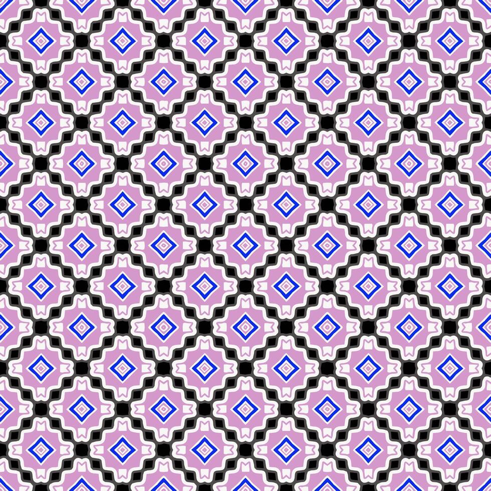 multi Farbe nahtlos abstrakt Muster. Hintergrund und Hintergrund. multi farbig. bunt Zier Design. farbig Mosaik Ornamente. vektor