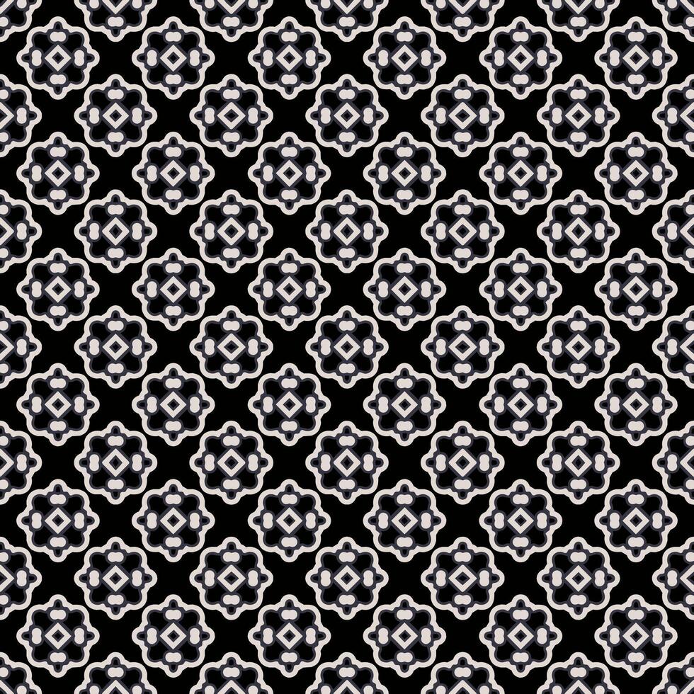 mehrfarbiges nahtloses abstraktes Muster. Hintergrund und Hintergrund. mehrfarbig. farbenfrohes ornamentales Design. farbige Mosaikornamente. Vektorgrafik. vektor