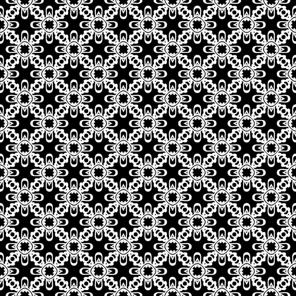 svart och vit sömlös abstrakt mönster. bakgrund och bakgrund. gråskale dekorativ design. vektor