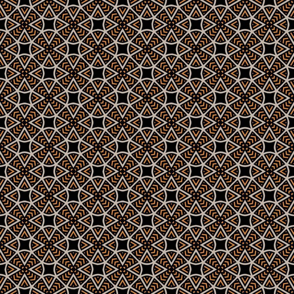 mehrfarbiges nahtloses abstraktes Muster. Hintergrund und Hintergrund. mehrfarbig. farbenfrohes ornamentales Design. farbige Mosaikornamente. Vektorgrafik. vektor