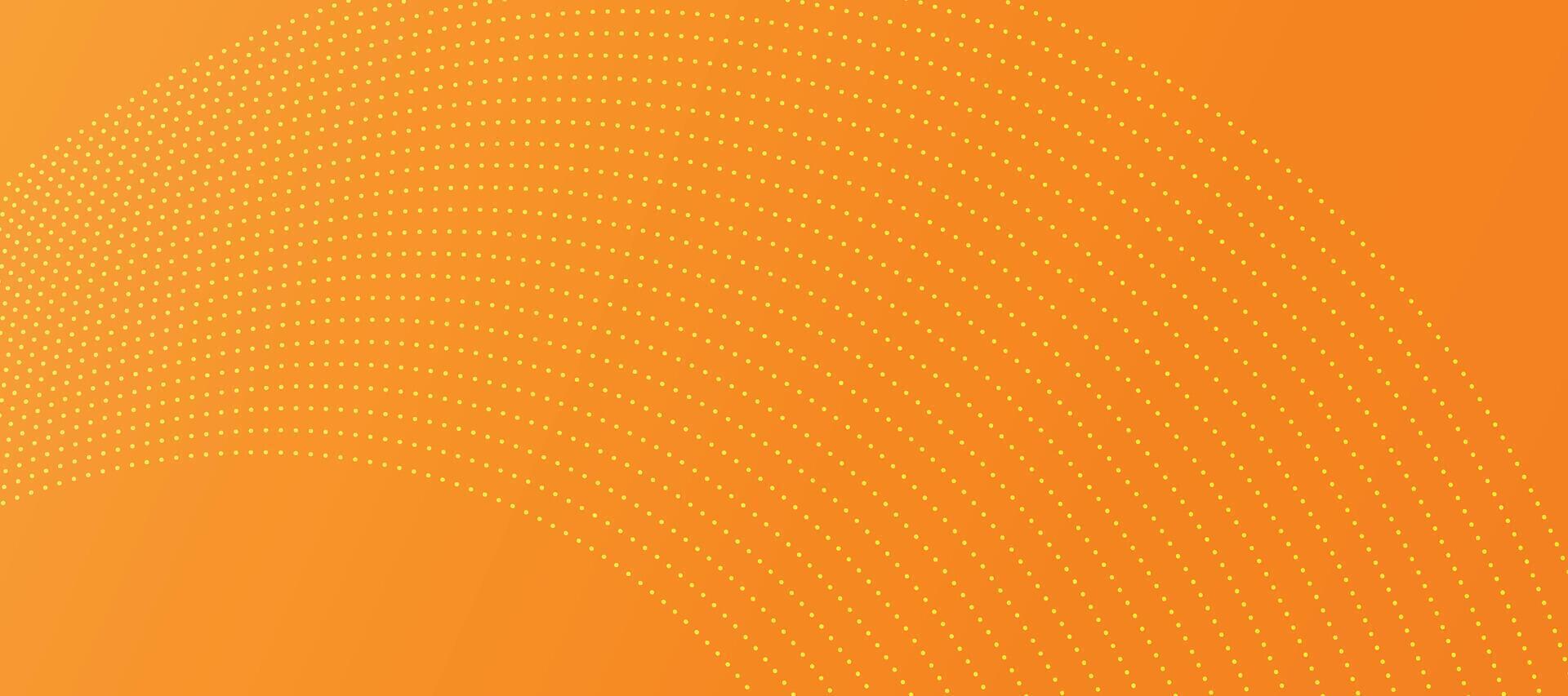 Orange Hintergrund mit Kreis Muster vektor