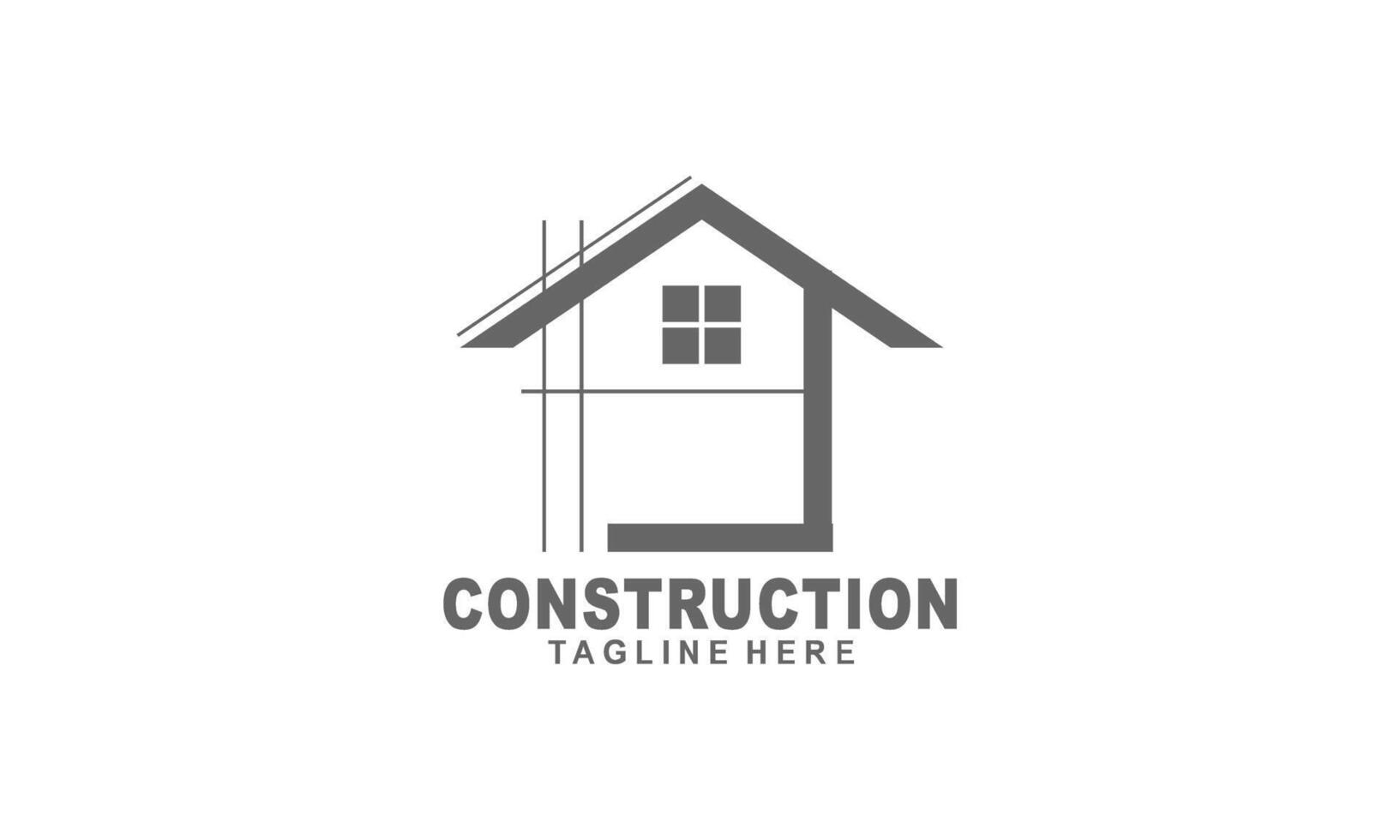 Zuhause bauen Illustration Symbol Logo Design vektor