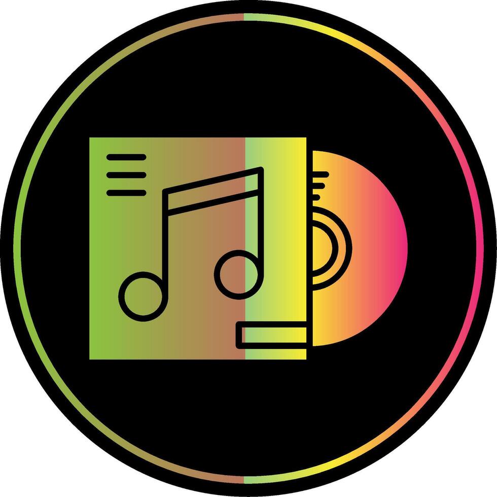 CD Startseite Glyphe fällig Farbe Symbol vektor