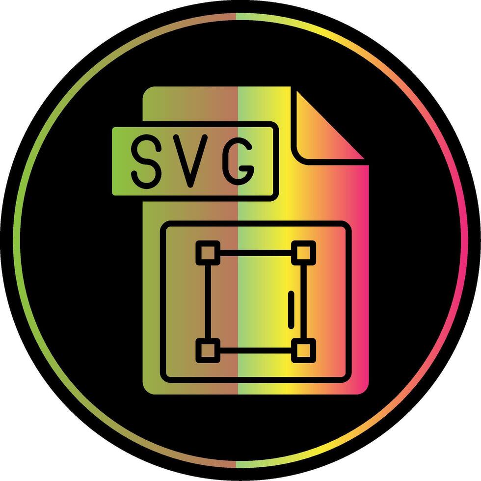 svg Datei Format Glyphe fällig Farbe Symbol vektor