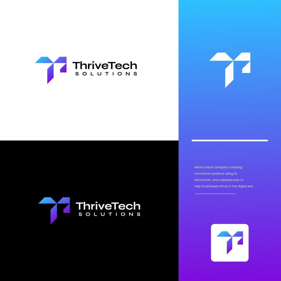 första brev t teknologi logotyp design mall vektor
