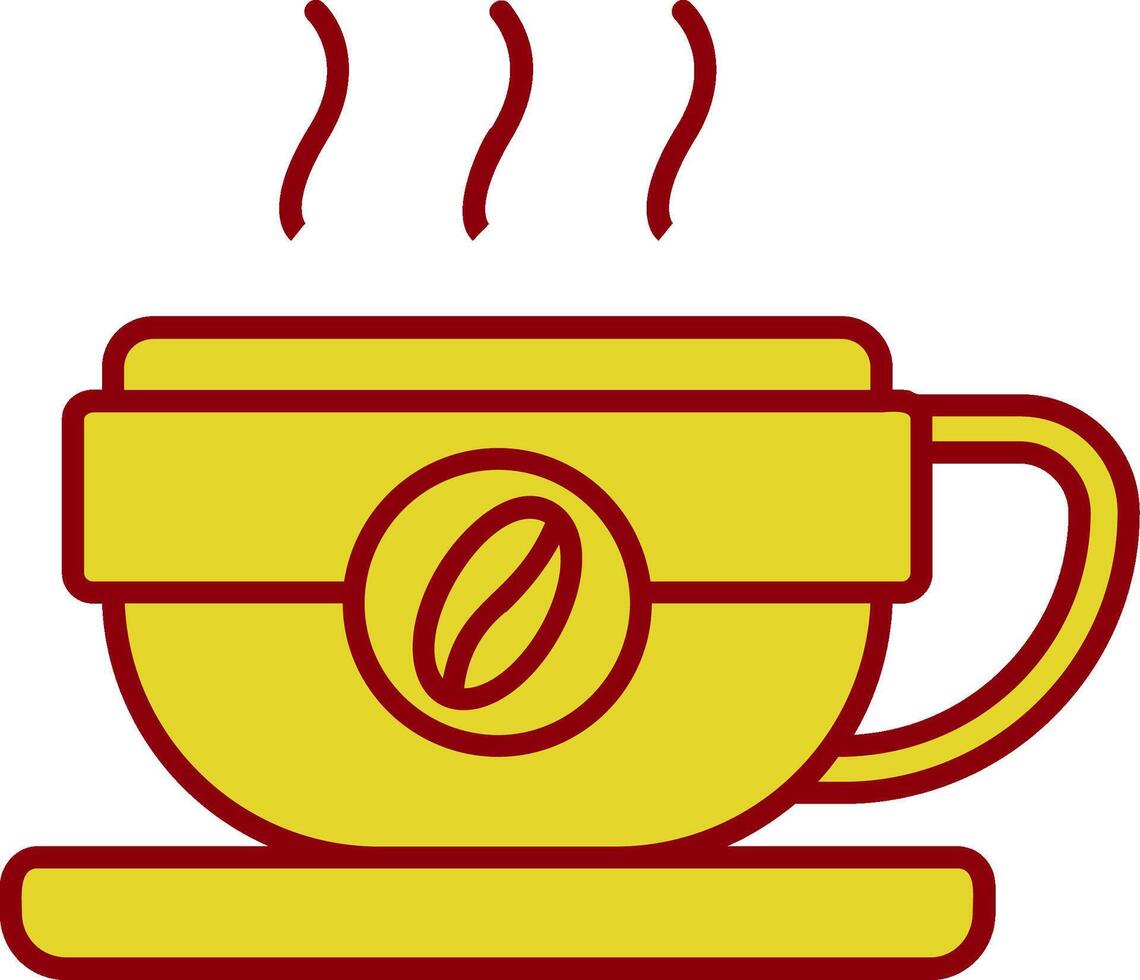 Kaffee Becher Jahrgang Symbol vektor