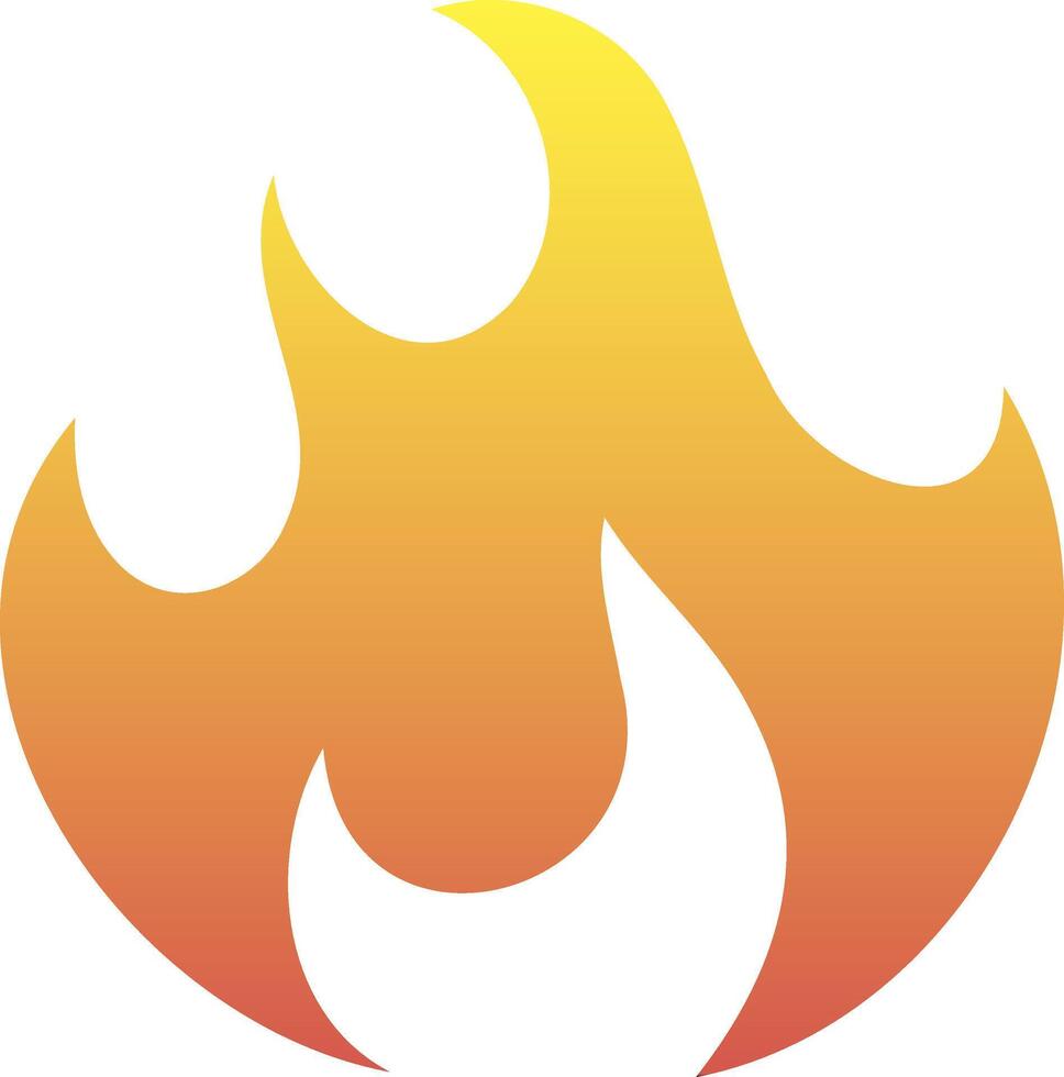 Feuer Symbol Gravur Clip Art Vektor Illustration