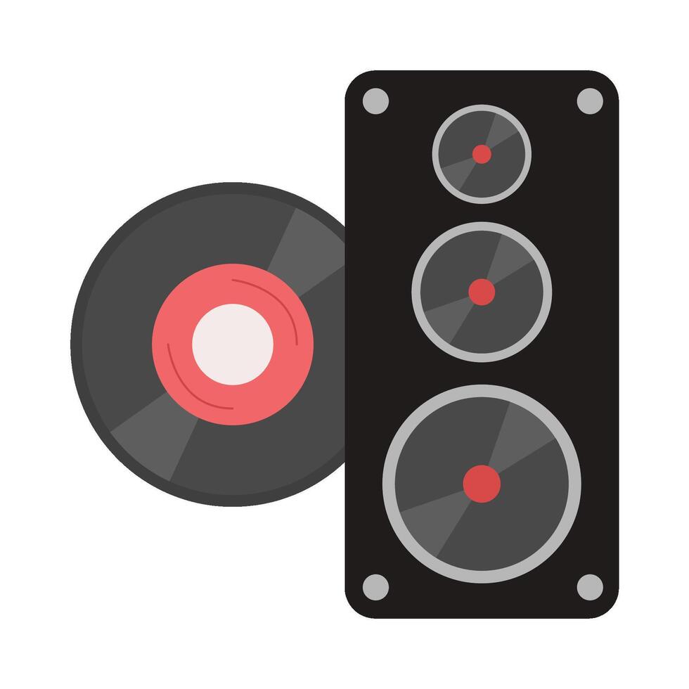 Illustration von Musik- Lautsprecher vektor