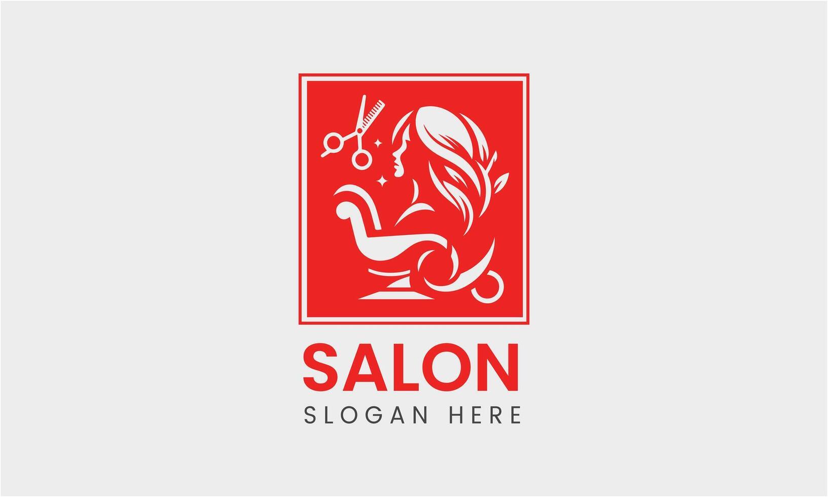 ai generiert Dame Salon Schönheit Gesicht Mode Spa Frau Logo Design Vektor