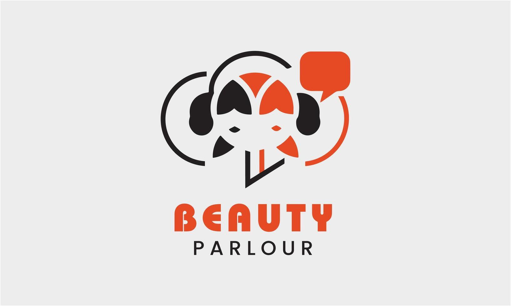 ai generiert Dame Salon Schönheit Gesicht Mode Spa Frau Logo Design Vektor