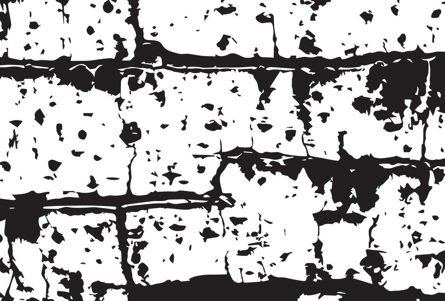 schwarz und Weiß Birke Rinde Grunge Textur Hintergrund. vektor