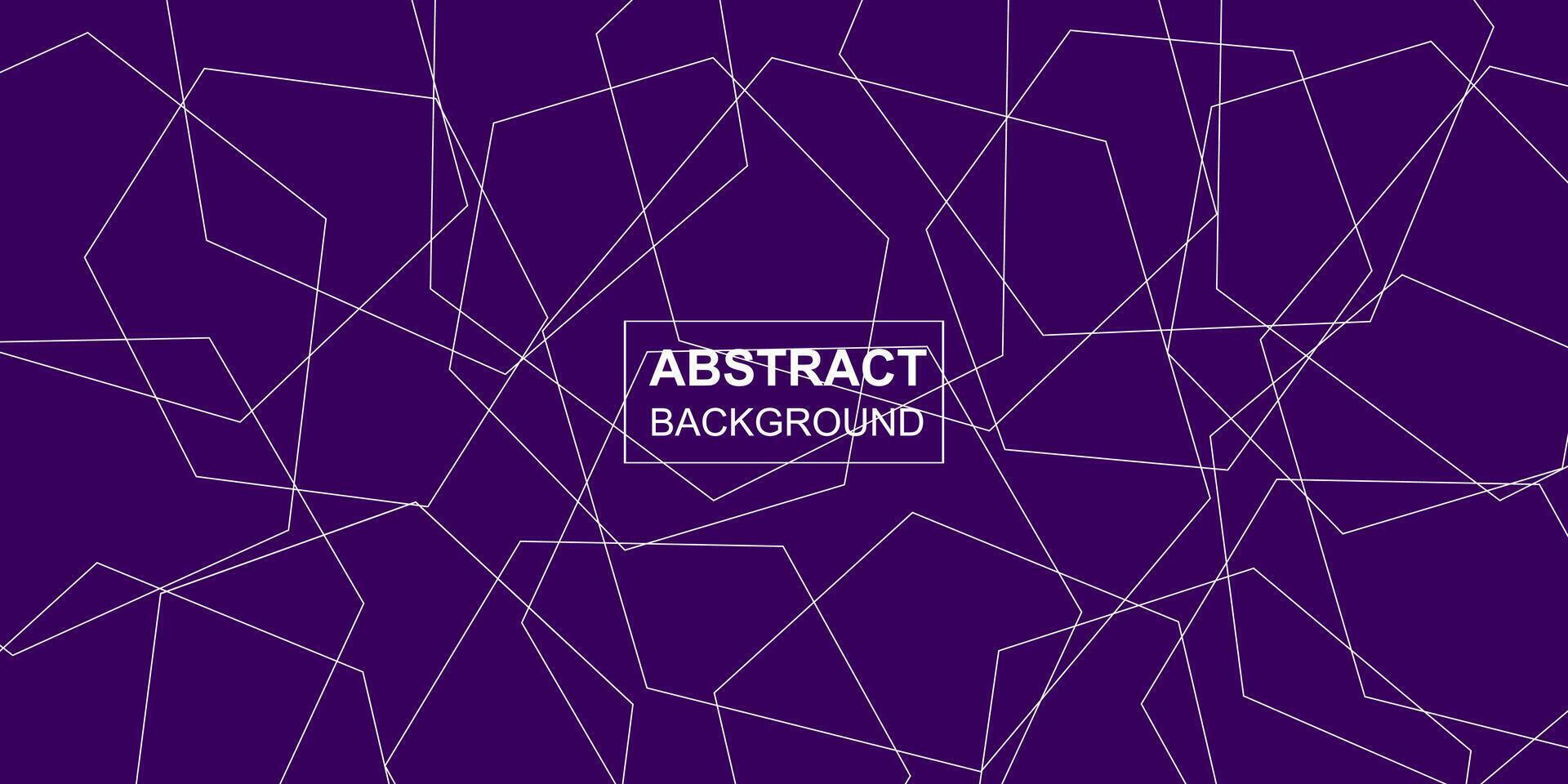 modern abstrakt polygonal Linie nahtlos Brutalismus lila lila violett Hintergrund Design vektor