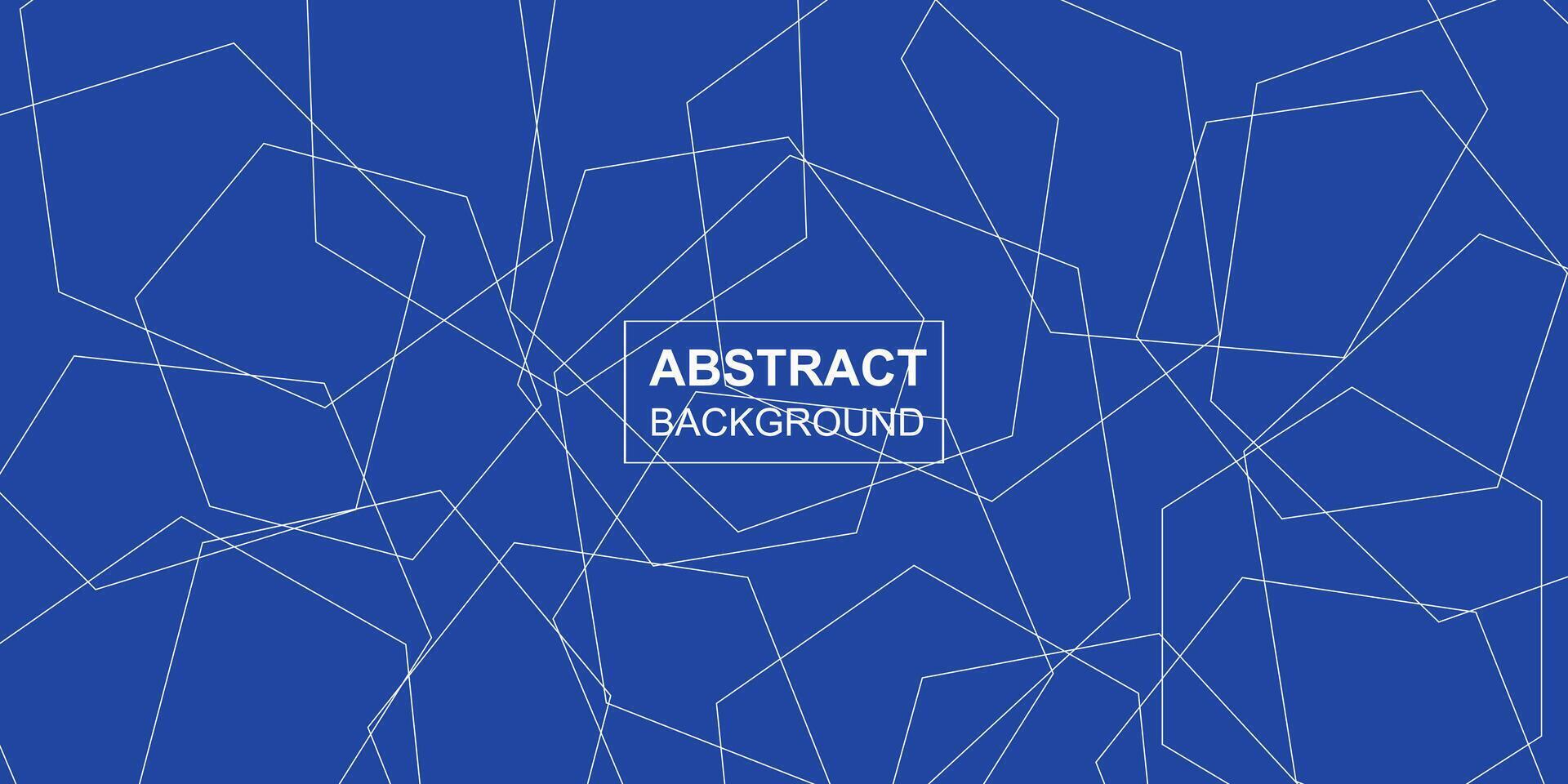 modern abstrakt polygonal Linie nahtlos Brutalismus Blau Hintergrund Design vektor