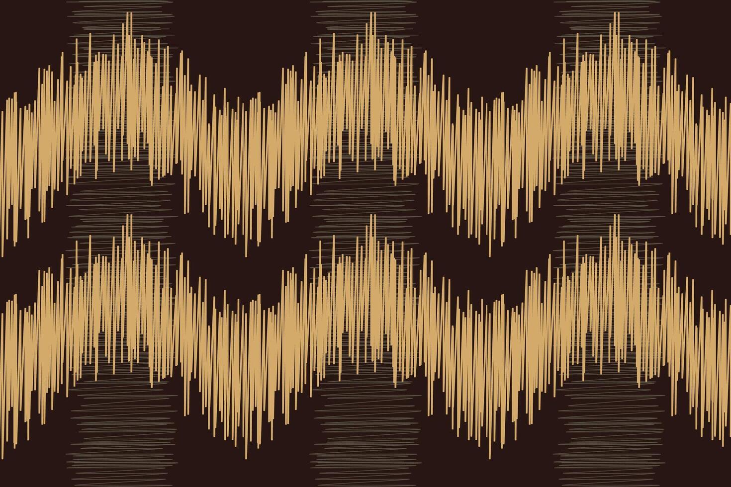 traditionell ethnisch Ikat Motiv Stoff Muster Hintergrund geometrisch .afrikanisch Ikat Stickerei ethnisch orientalisch Muster braun Hintergrund Hintergrund. abstrakt, Vektor, Illustration. Textur, Rahmen, Dekoration. vektor