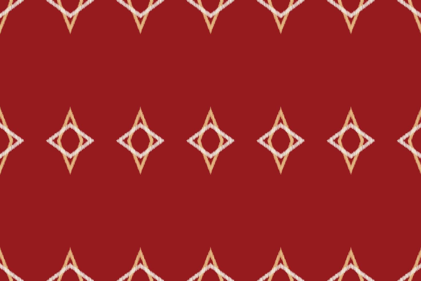 traditionell ethnisch Ikat Motiv Stoff Muster geometrisch Stil.afrikanisch Ikat Stickerei ethnisch orientalisch Muster rot Hintergrund Hintergrund. abstrakt, Vektor, Illustration. Textur, Rahmen, Dekoration. vektor