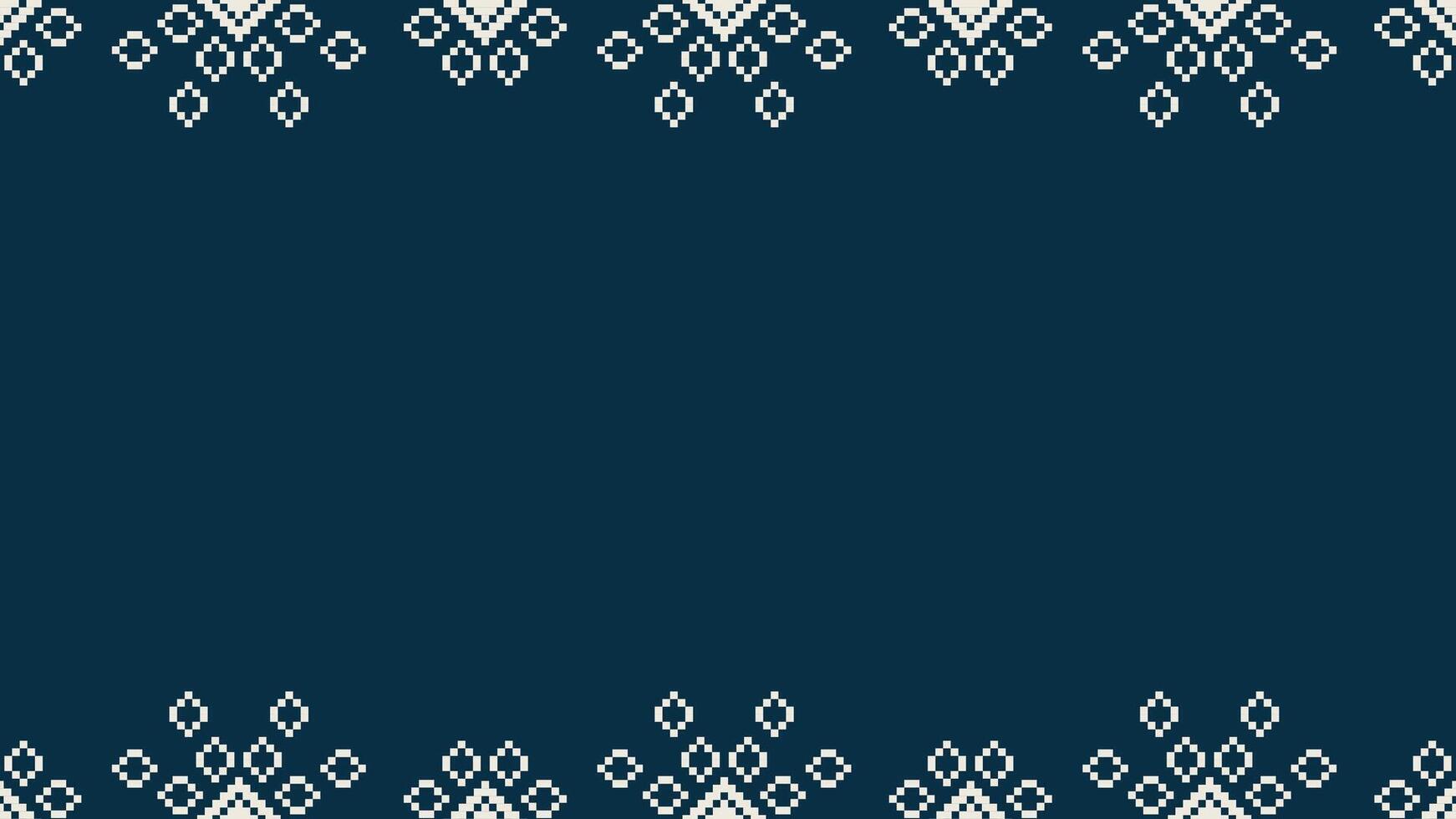 traditionell ethnisch Motive Ikat geometrisch Stoff Muster Kreuz Stich.ikat Stickerei ethnisch orientalisch Pixel Marine Blau Hintergrund. abstrakt, vektor, illustration. Textur, Schal, Dekoration, Tapete. vektor