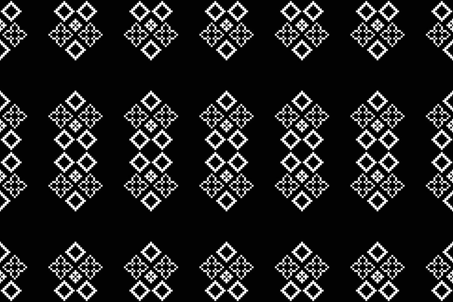 traditionell ethnisch Motive Ikat geometrisch Stoff Muster Kreuz Stich.ikat Stickerei ethnisch orientalisch Pixel schwarz Hintergrund.abstrakt, Vektor, Illustration. Textur, Schal, Dekoration, Tapete. vektor