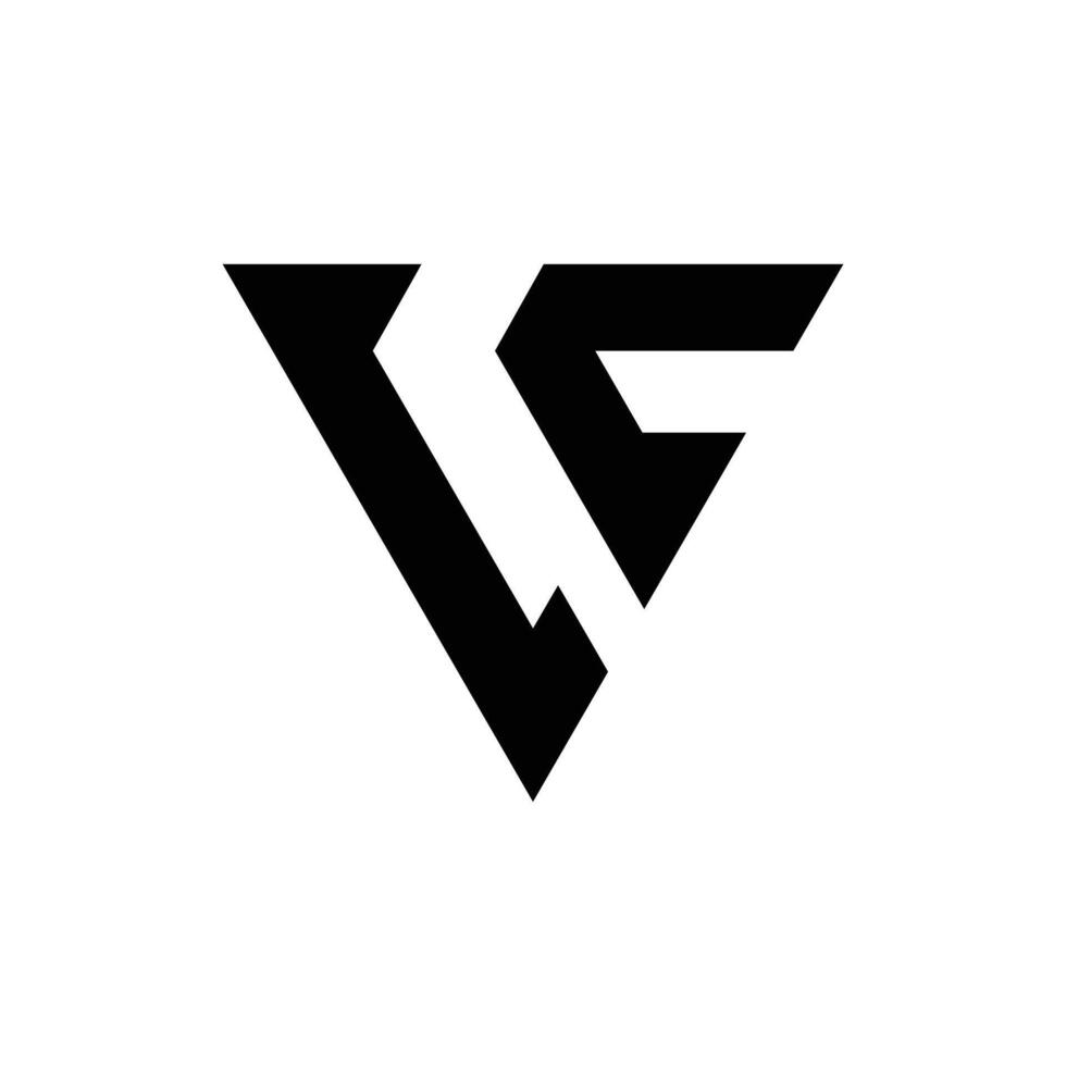 modern Dreieck Formen Alphabet Brief cc Monogramm Logo Design vektor