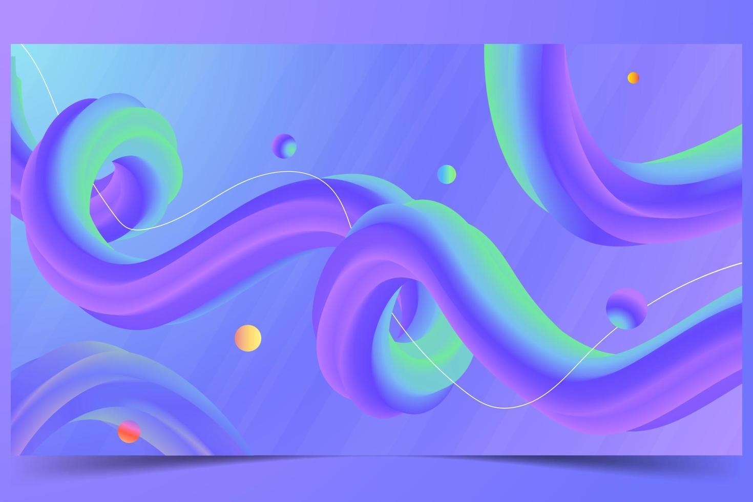abstrakten Hintergrund verflüssigen. flüssiger Farbverlauf abstrakter Vektor-Illustration-Hintergrund-Design vektor