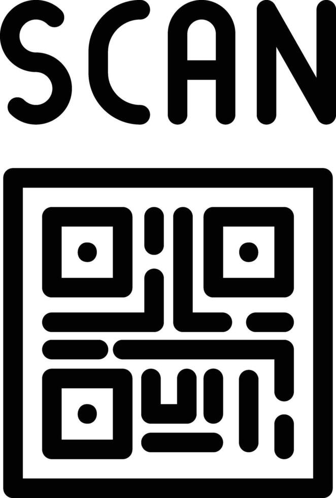 QR-Code-Vektor-Symbol vektor