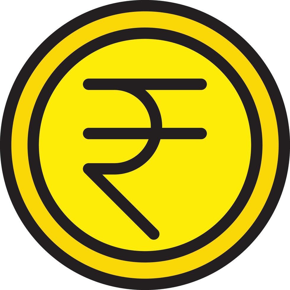 Rupie Vektor Symbol