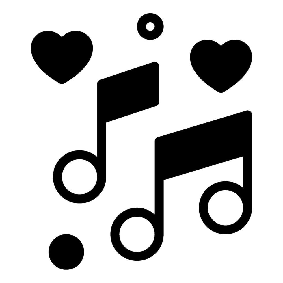 Musik- Hochzeit Symbol Illustration vektor