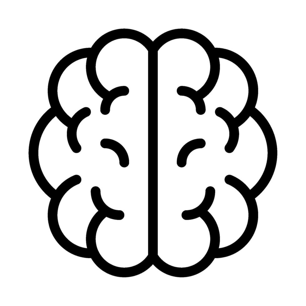 Gehirn online Lernen Symbol vektor