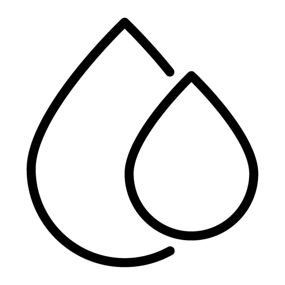 Wassertropfen Ökologie Objekt Symbol Illustration vektor