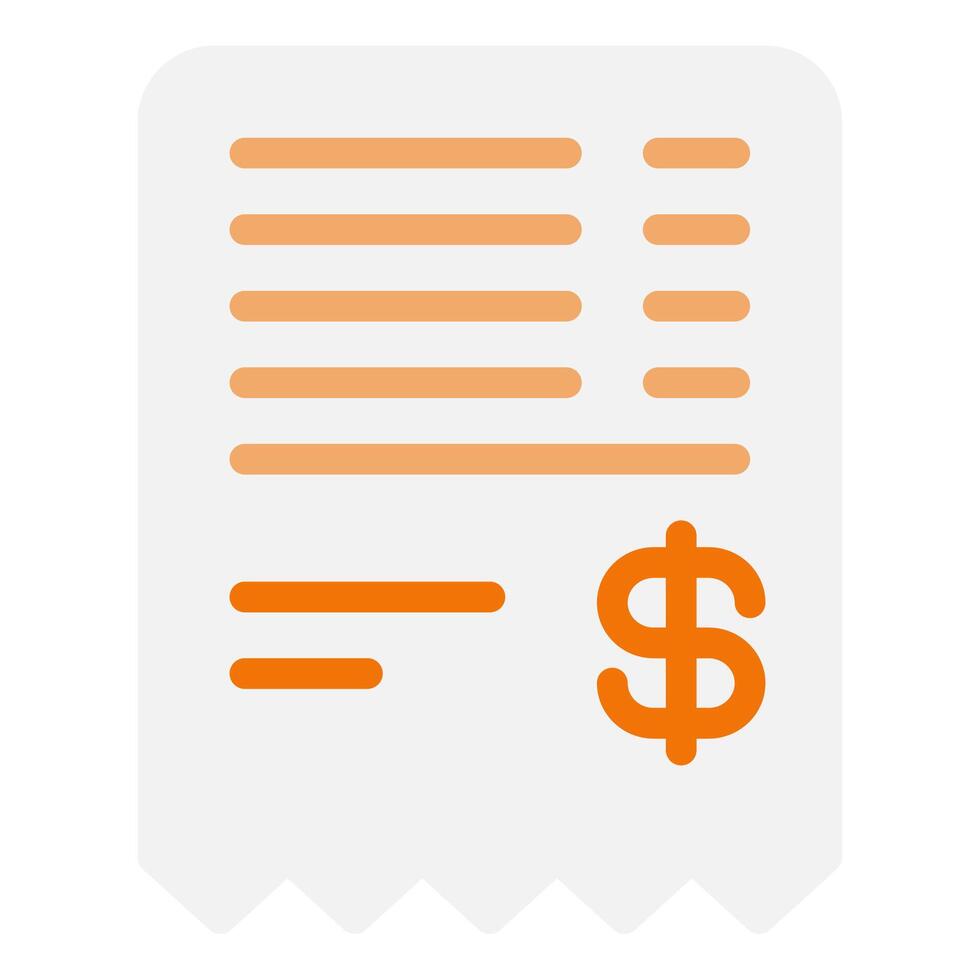 mottagande betalning och finansiera ikon illustration vektor