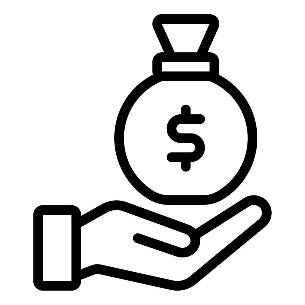 investering betalning och finansiera ikon illustration vektor