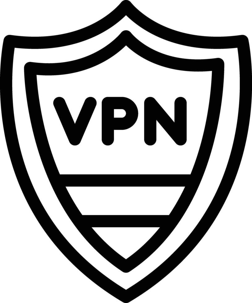VPN-Vektorsymbol vektor